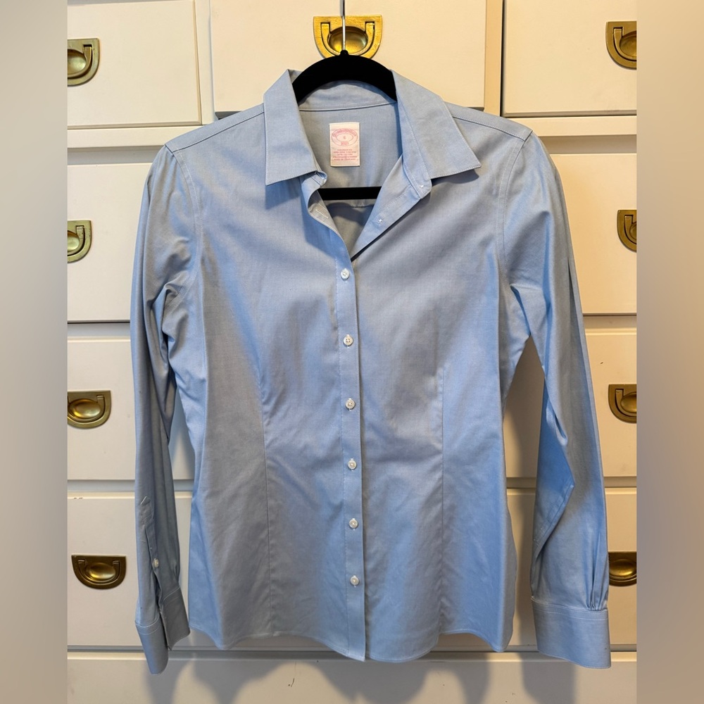 Brooks Brothers Light Blue Button-Up Shirt